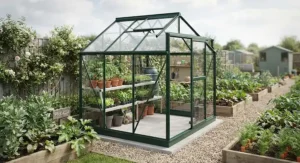 Space-saving best 6x8 greenhouse layout designed specifically for smaller UK gardens and allotments.