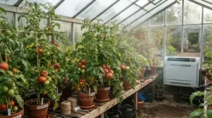 Preventing heat stress in tomatoes by choosing the right greenhouse fan vs vent opener system for warm summer afternoons.